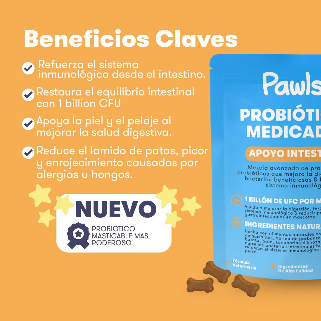 Probióticos + Salmon Chews