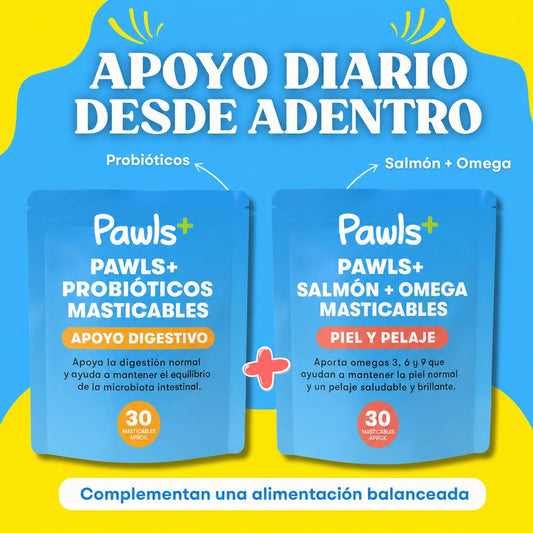Probióticos + Salmon Chews