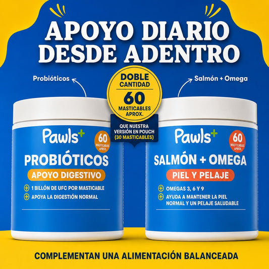Probióticos + Salmon Chews