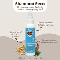 Dry Shampoo™ (para Perros & Gatos)