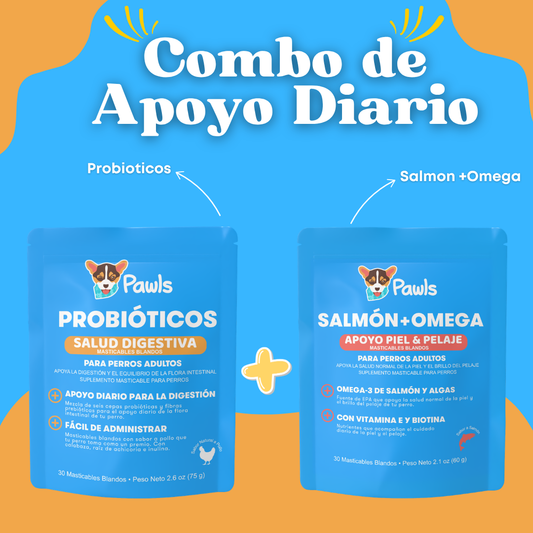 Probióticos + Salmon Chews