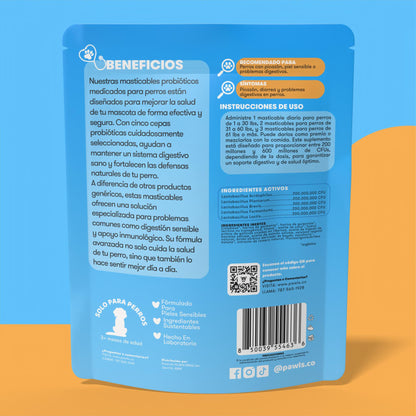 Probióticos + Salmon Chews
