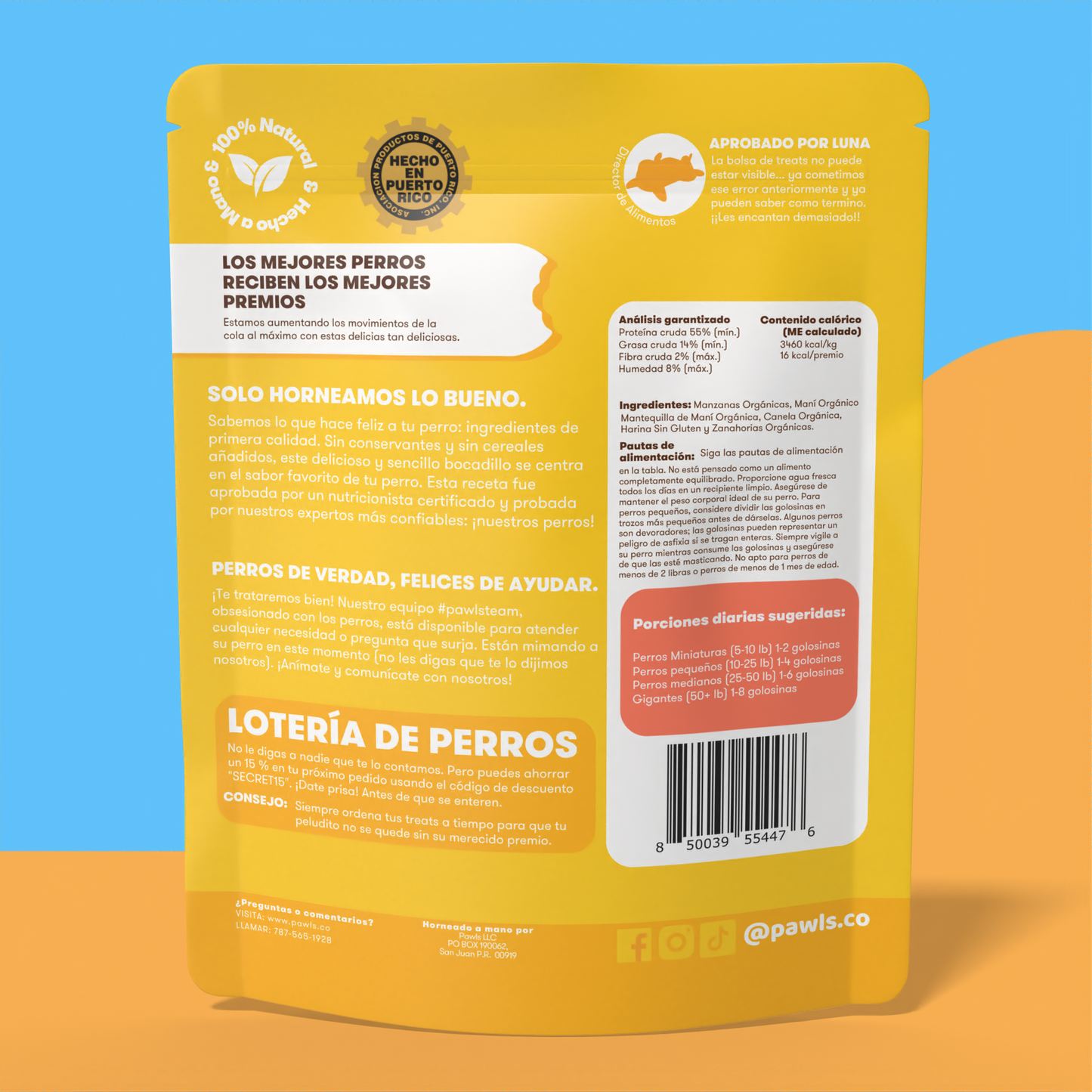 Treats Naturales (Manzana-Zanahoria)