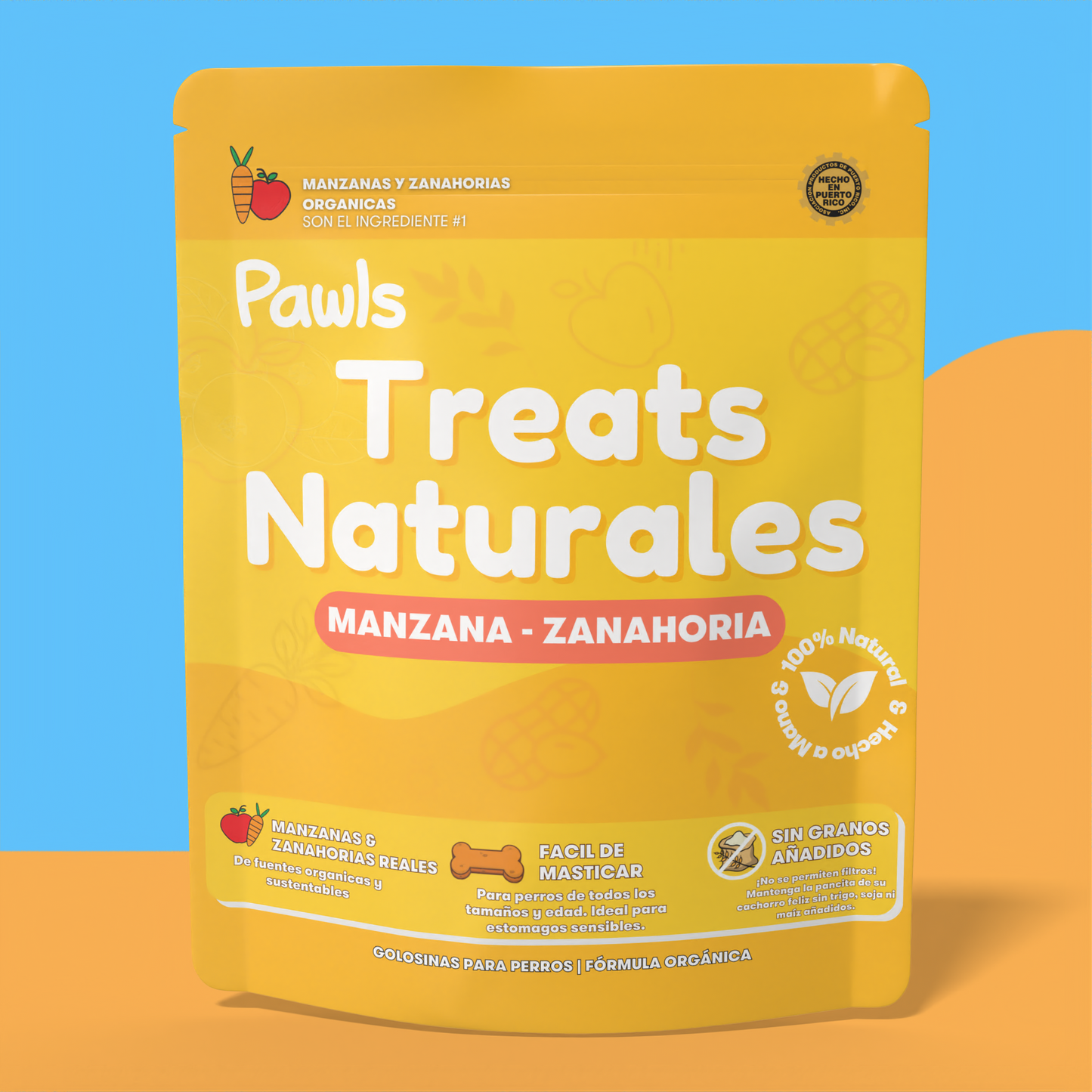 Treats Naturales (Manzana-Zanahoria)