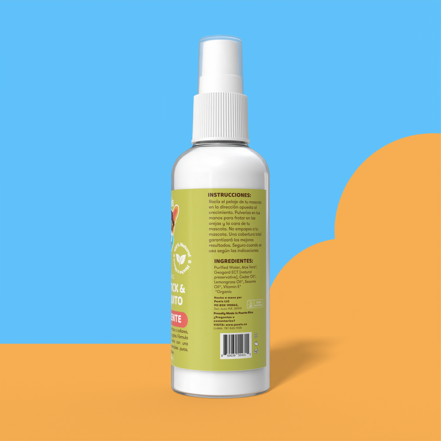 Spray Repelente de Insectos Natural
