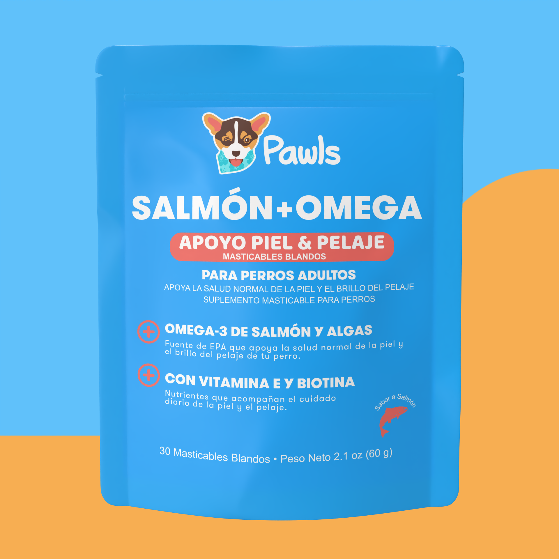 Salmon + Omega — Apoyo Piel & Pelaje