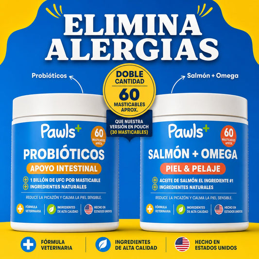 Probióticos + Salmon Chews